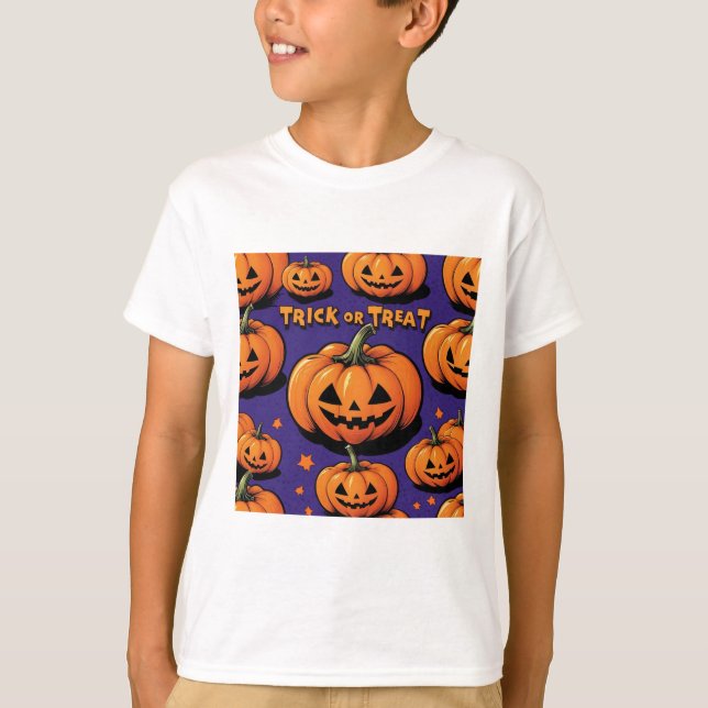 Camiseta para niños de Halloween (Anverso)