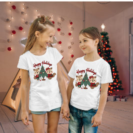 Camiseta para niños de Happy Holidays