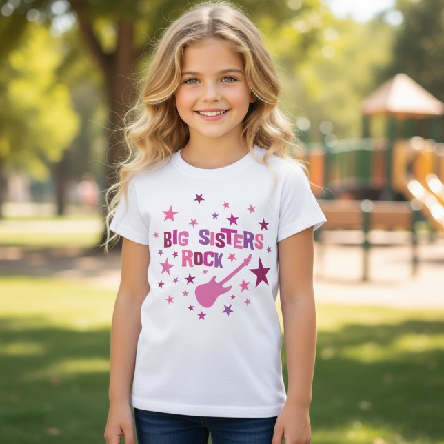 Camiseta para niños de Hermanas Mayores Molan (Big sisters rock girl's t-shirt.)