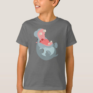 Camiseta para niños de Hippo, Personalizado risibl