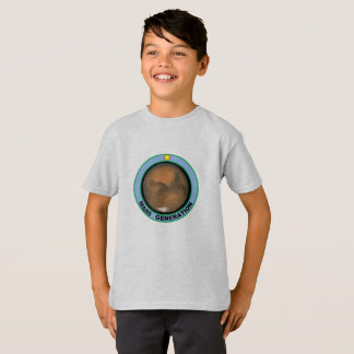 Camiseta para niños de la generación de Marte
