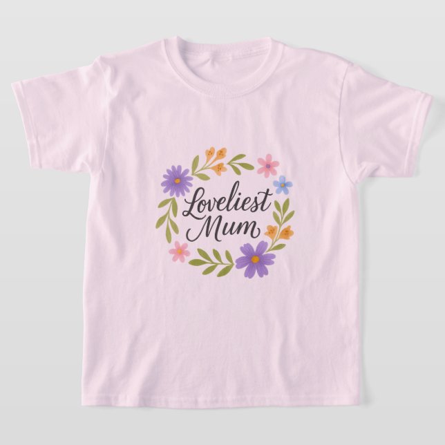 Camiseta para niños de la Mamá más encantadora (Distribución)