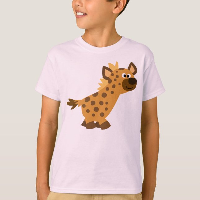 Camiseta para niños de la Personalizado Hyena (Anverso)