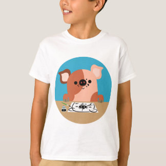 Camiseta para niños de lechón de Personalizado lin