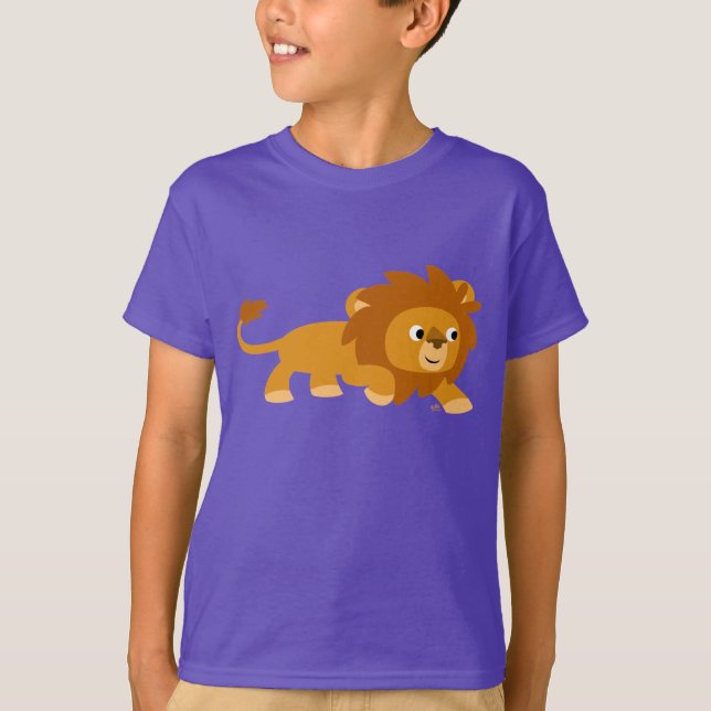 Camiseta para niños de león de Personalizado intel (Anverso)