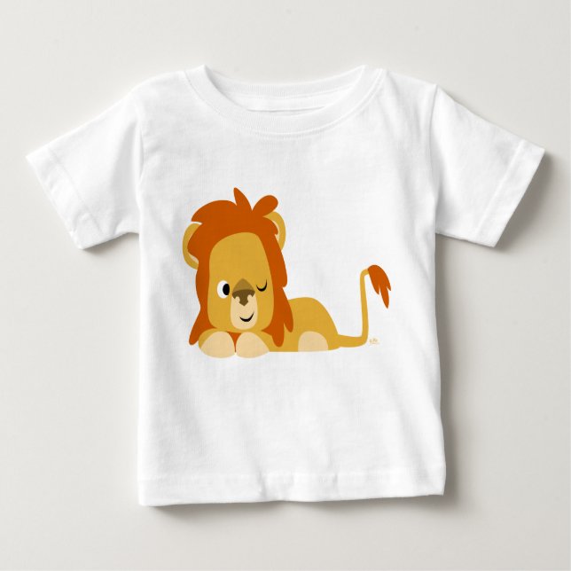 Camiseta para niños de león Personalizado despiert (Anverso)