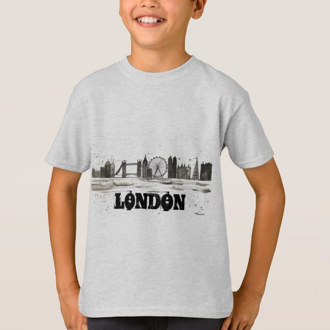 Camiseta para niños de Londres (Anverso)