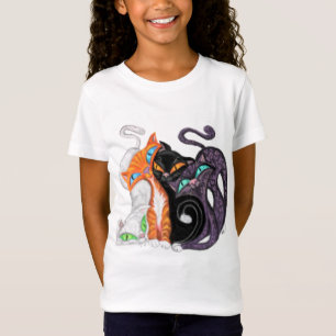 Camiseta para niños de los gatos - Abrazos