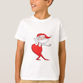 Camiseta para niños de los Navidades de Santa Clau