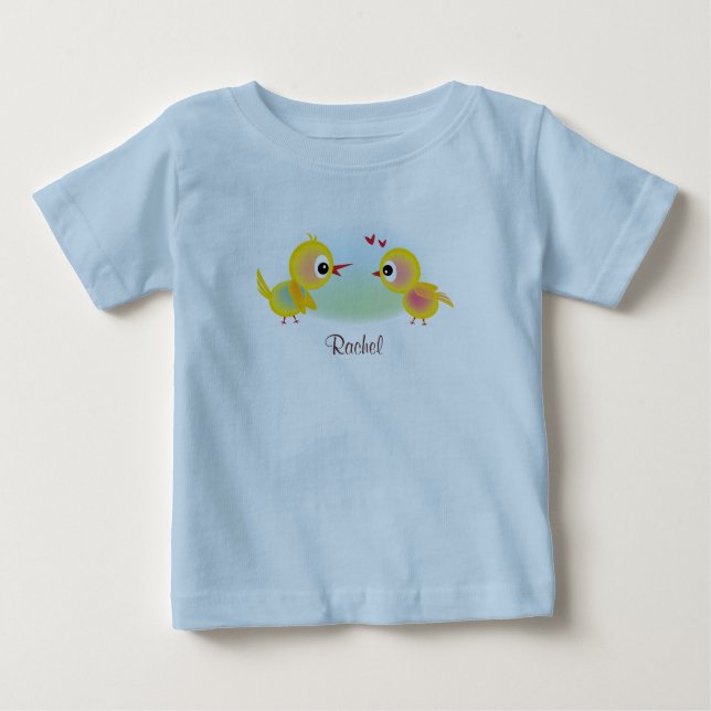 Camiseta para niños de Lovebirds (Anverso)