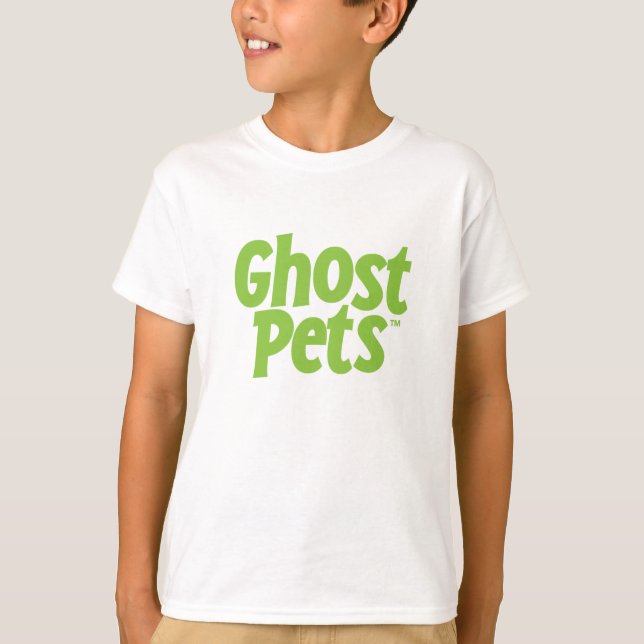 Camiseta para niños de Mascotas fantasma (Anverso)