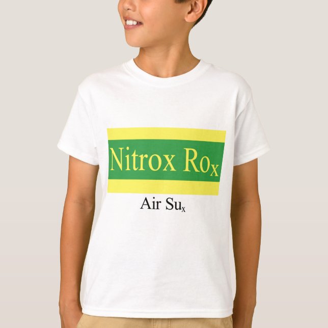Camiseta para niños de Nitrox Rox (Anverso)
