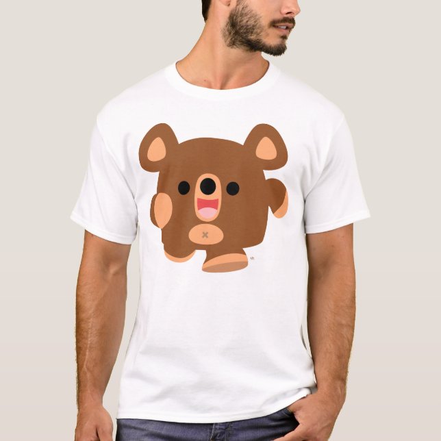 Camiseta para niños de oso energético Personalizad (Anverso)