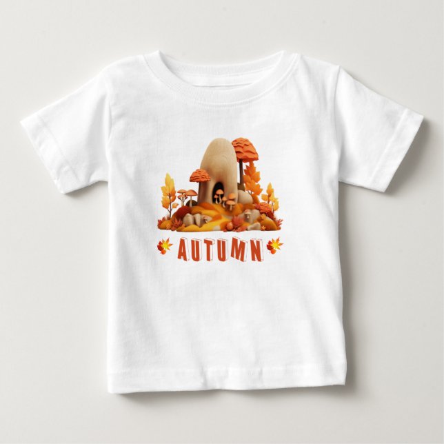 Camiseta para niños de otoño (Anverso)