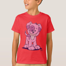 Camiseta para niños de Personalizado rosa suave
