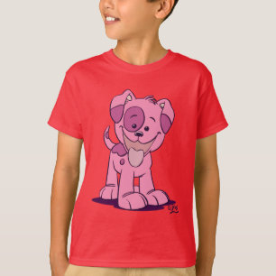 Camiseta para niños de Personalizado rosa suave