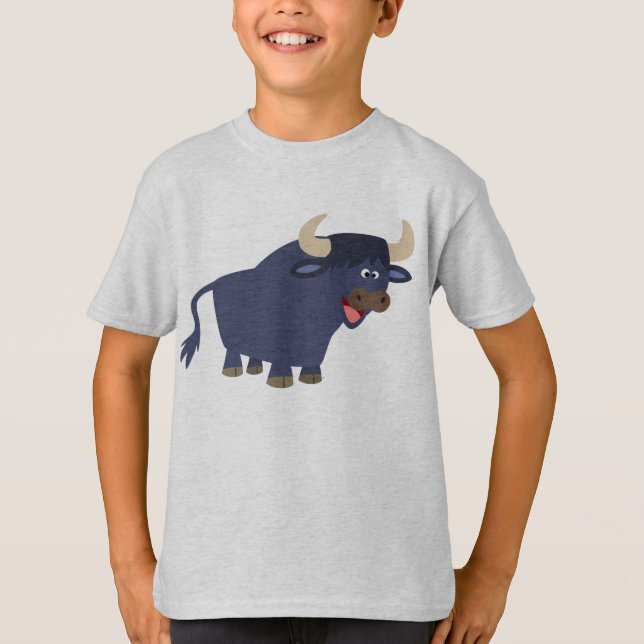 Camiseta para niños de toros Personalizados amigab (Anverso)