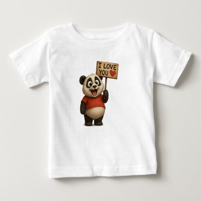 Camiseta para niños de trío de oso adorable - Pand (Anverso)