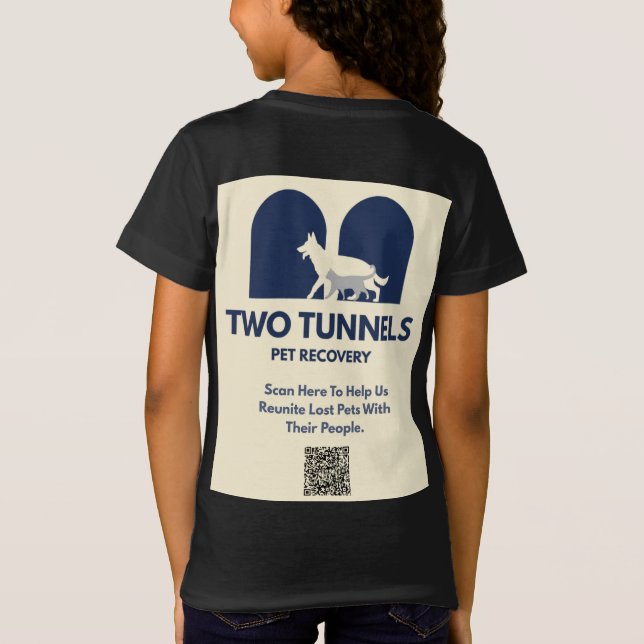 Camiseta para niños de Two Tunnels  (Reverso)