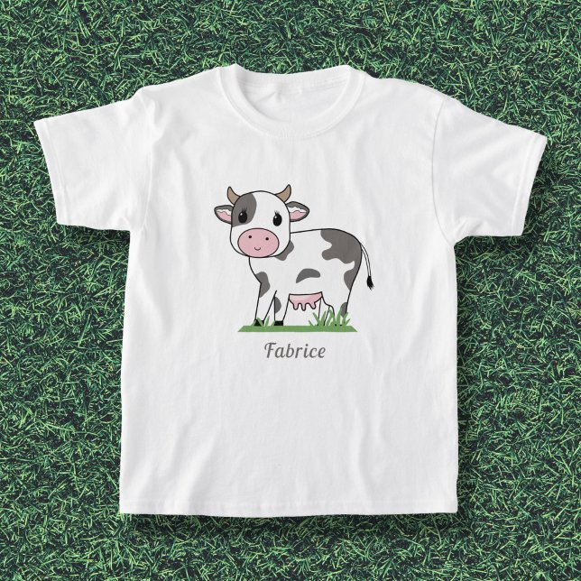 Camiseta para niños de vaca (Cute Cow Kids T-shirt)