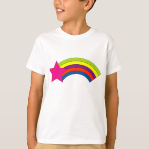 Camiseta para niños del arcoiris de Star