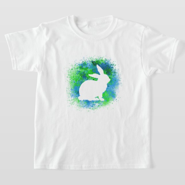 Camiseta para niños del Conejo Verde Azul (Distribución)