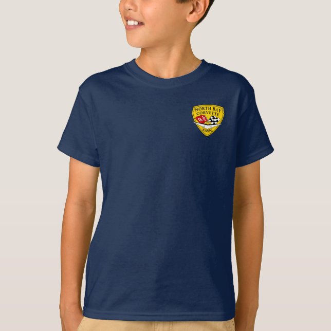Camiseta para niños del Corvette de North Bay (Anverso)