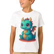 Camiseta para niños del dragón bebé