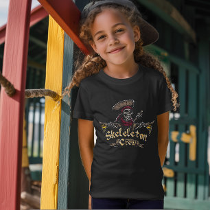Camiseta para niños del equipo de Skeleton persona