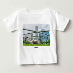 Camiseta para niños del pabellón Chicago Pritzker