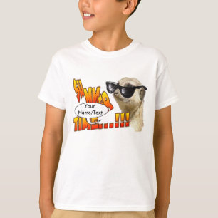 Camiseta para niños del Personalizable Meerkat en