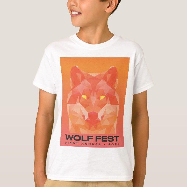 Camiseta para niños del Wolf Fest 2021 (Anverso)