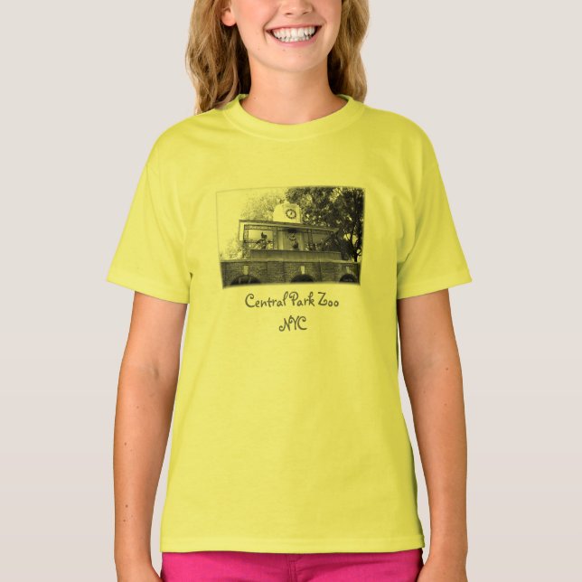 Camiseta para niños del zoológico de Central Park (Anverso)