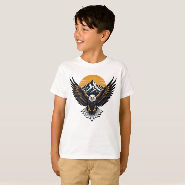 Camiseta para niños Eagle Peak Kids (Anverso completo)