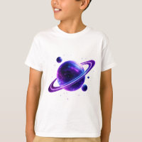 Camiseta para niños Galaxy Planet Space Kids