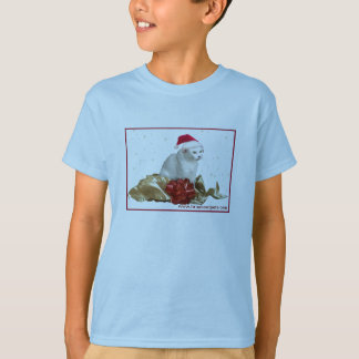 Camiseta para niños gatos navidades