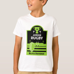 Camiseta para niños jugadores de rugby junior