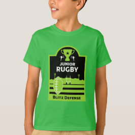 Camiseta para niños jugadores de rugby junior