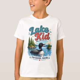 Camiseta para niños Lake Kid Fryeburg Maine