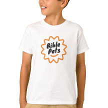 Camiseta para niños Mascotas de la Biblia