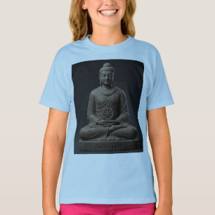 Camiseta para niños meditativa de Gautam Buddh A