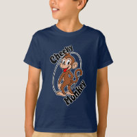 Camiseta para niños mono descarado