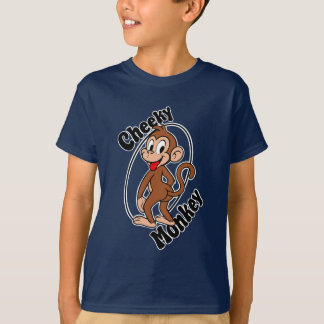 Camiseta para niños mono descarado