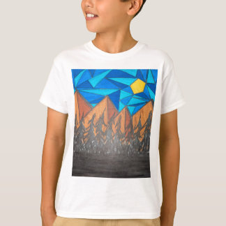 Camiseta para niños - Montañas de vidrio templado