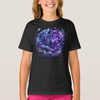 Camiseta para niños Mystic Galaxy Kids Azul Arte d
