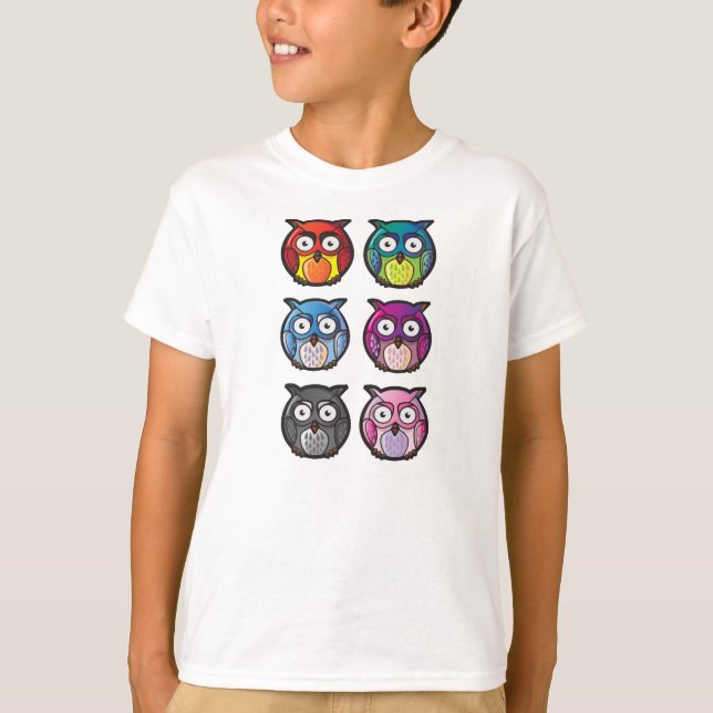 Camiseta para niños Owls (Anverso)