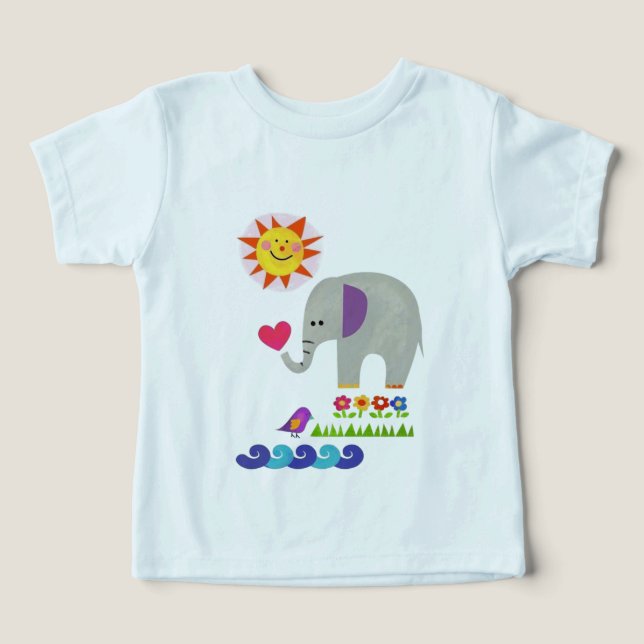 Camiseta para niños pequeños (Diseño delantero )