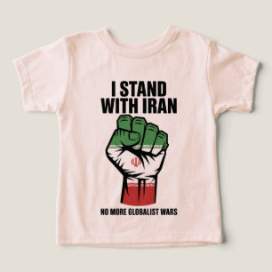 Camiseta para niños pequeños anti guerra Yo Estoy