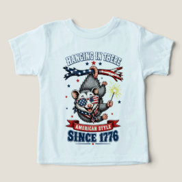 Camiseta para niños pequeños con diseño de zarigüe