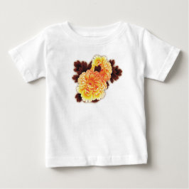 CAMISETA PARA NIÑOS PEQUEÑOS CON FLORES NOMBRE PER